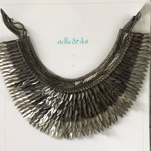 Stella & Dot Silver Pegasus Necklace